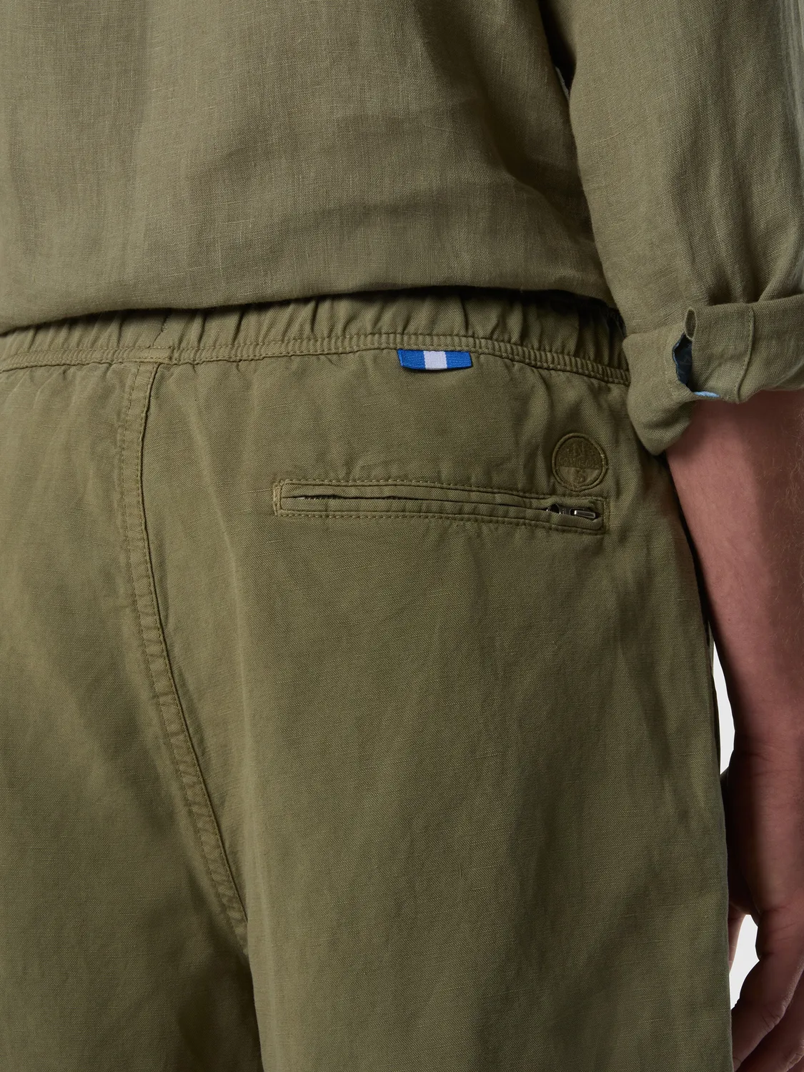 North Sails Resolute short homme beige élastique