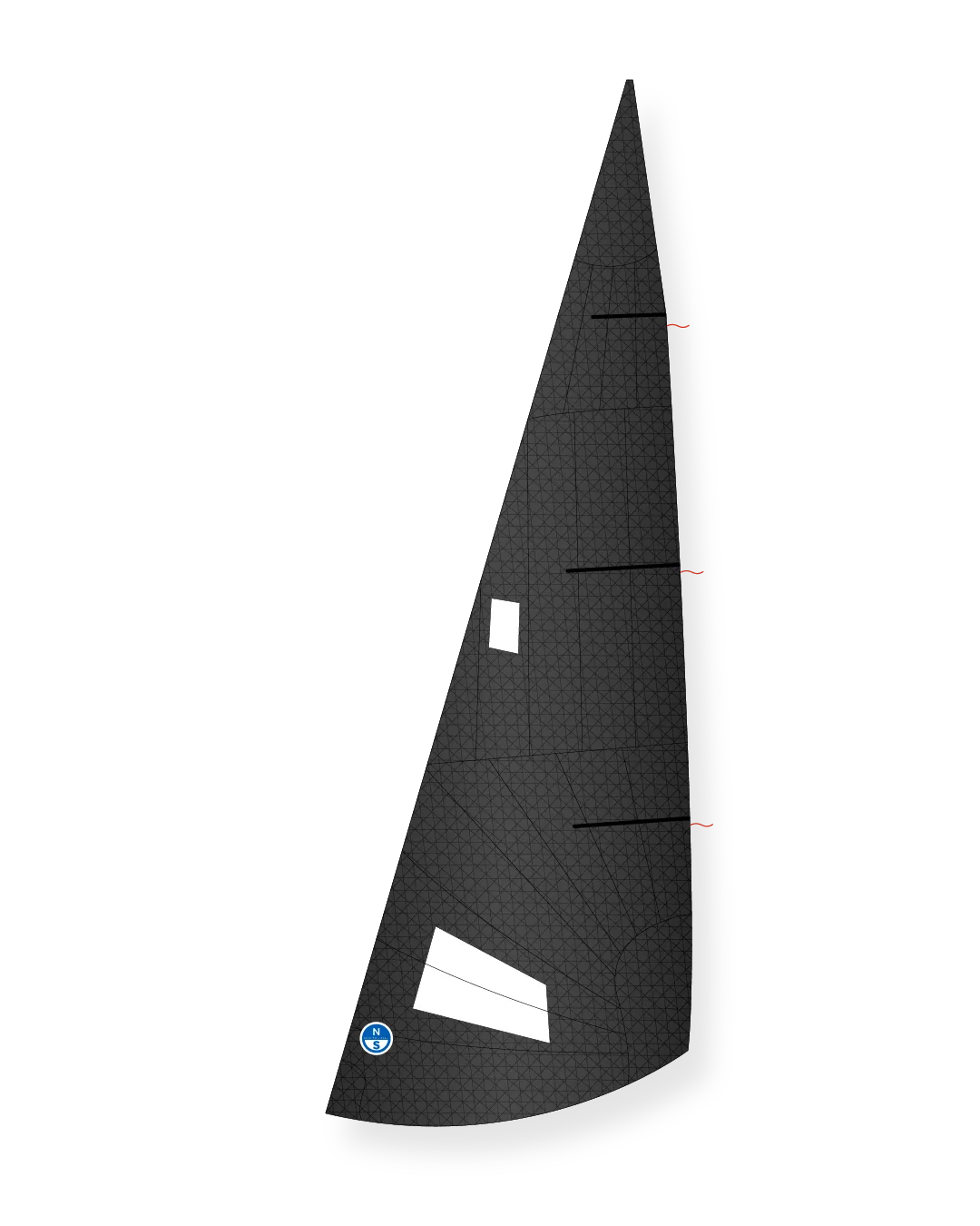 North Sails Inland 20 Scow foc polyester laminate
