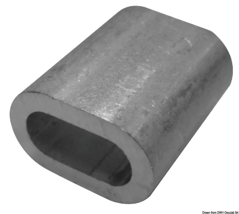 Osculati manchon aluminium 5 mm x30 câble acier