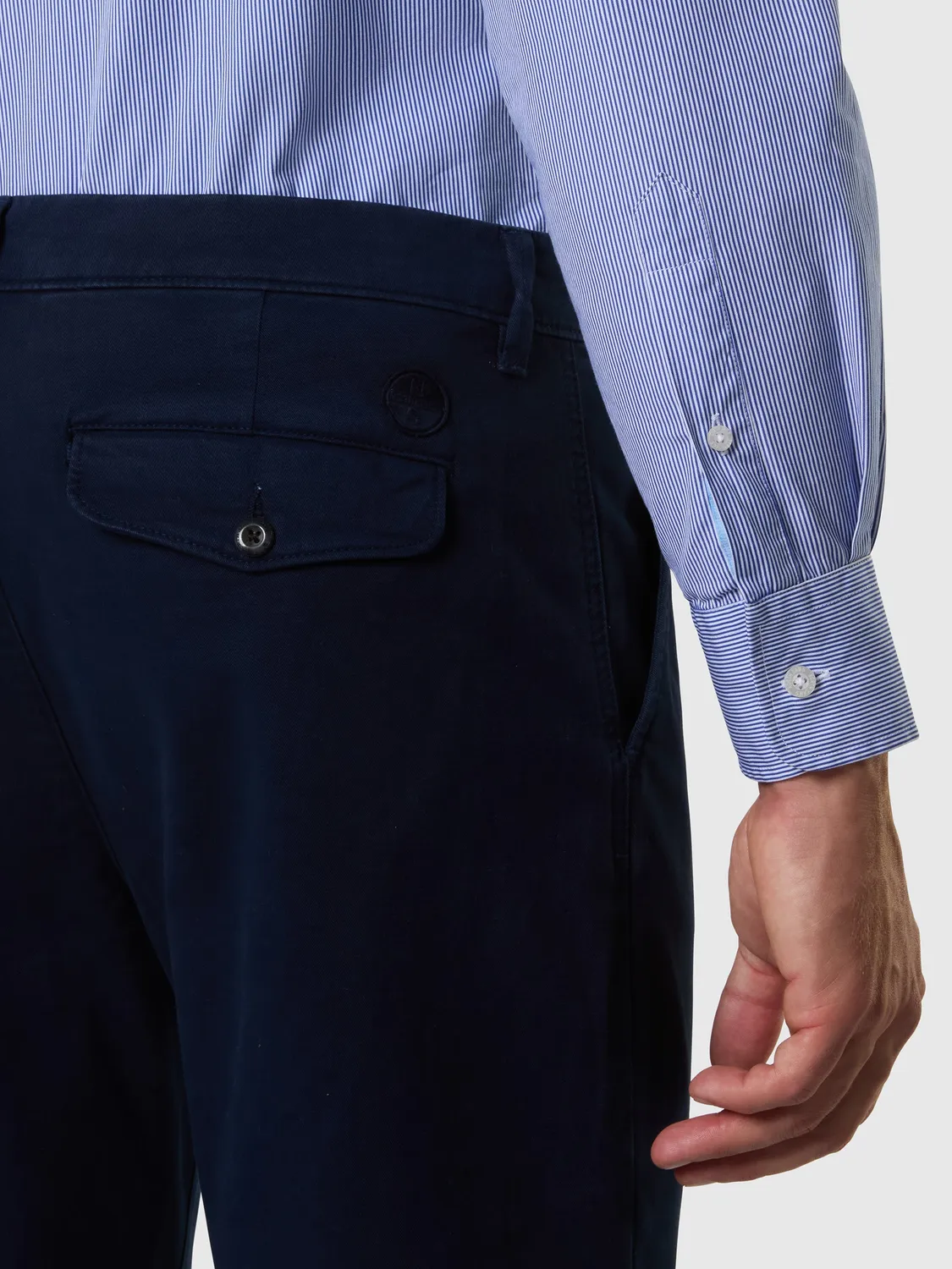North Sails Newport chino micro-poncé kaki hiver