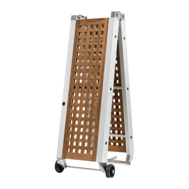 Osculati passerelle pliable 210 cm teck anodisé