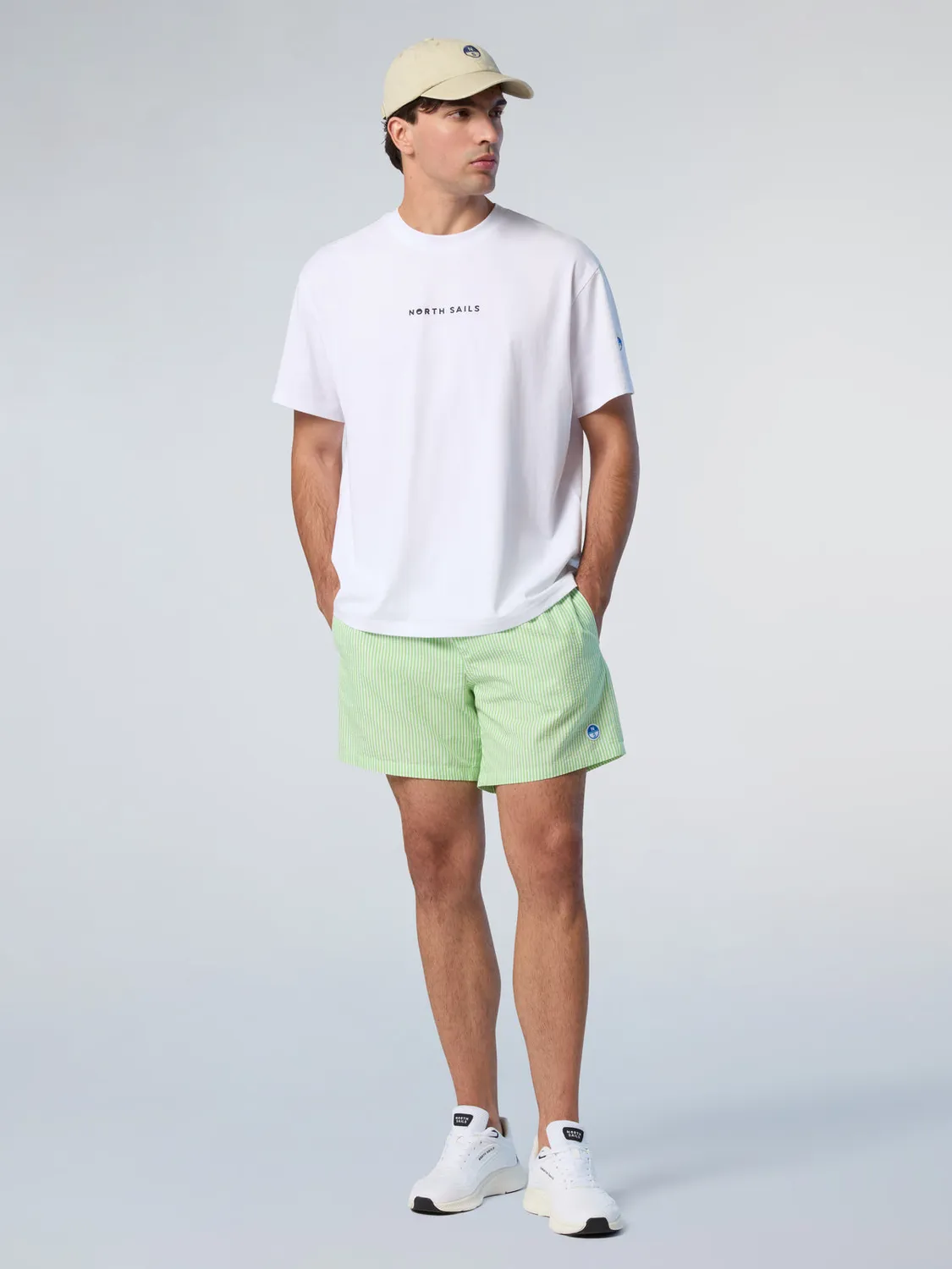 North Sails t-shirt col rond print coton bio