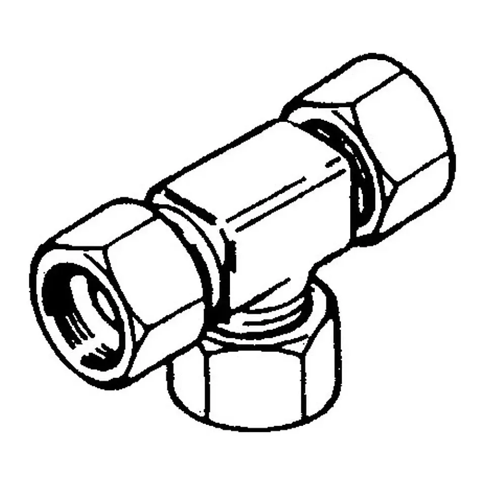 Ultraflex TF 38 raccord en T 3/8 direction