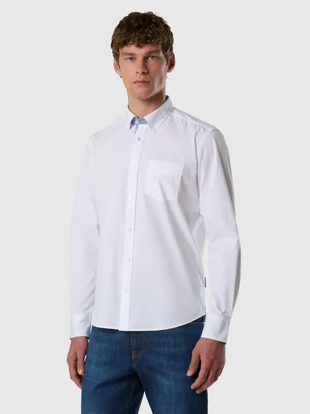 North Sails chemise popeline poche coton bio