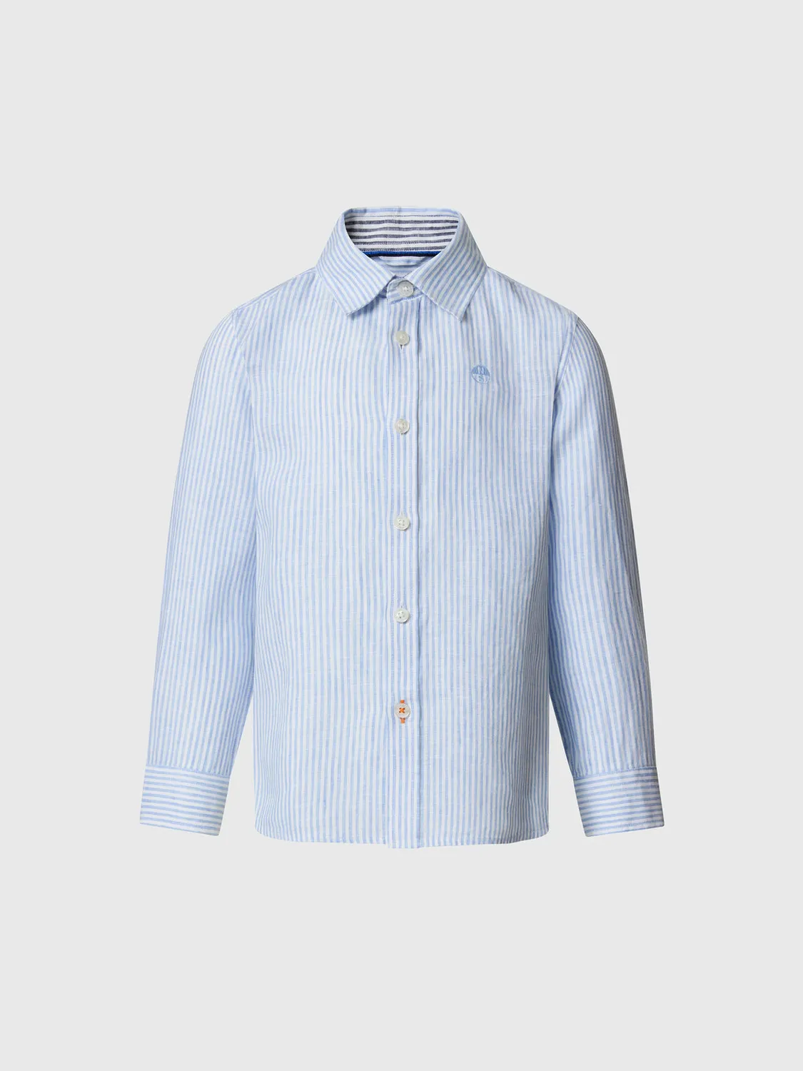 North Sails chemise lin rayée manches longues