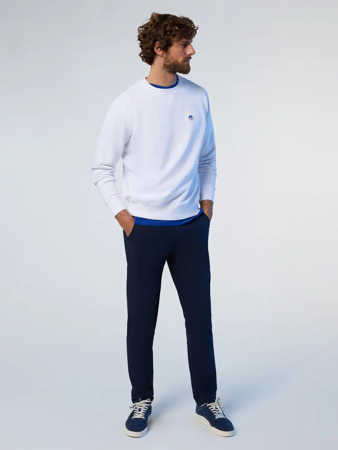 North Sails Patch sweat homme coton bio