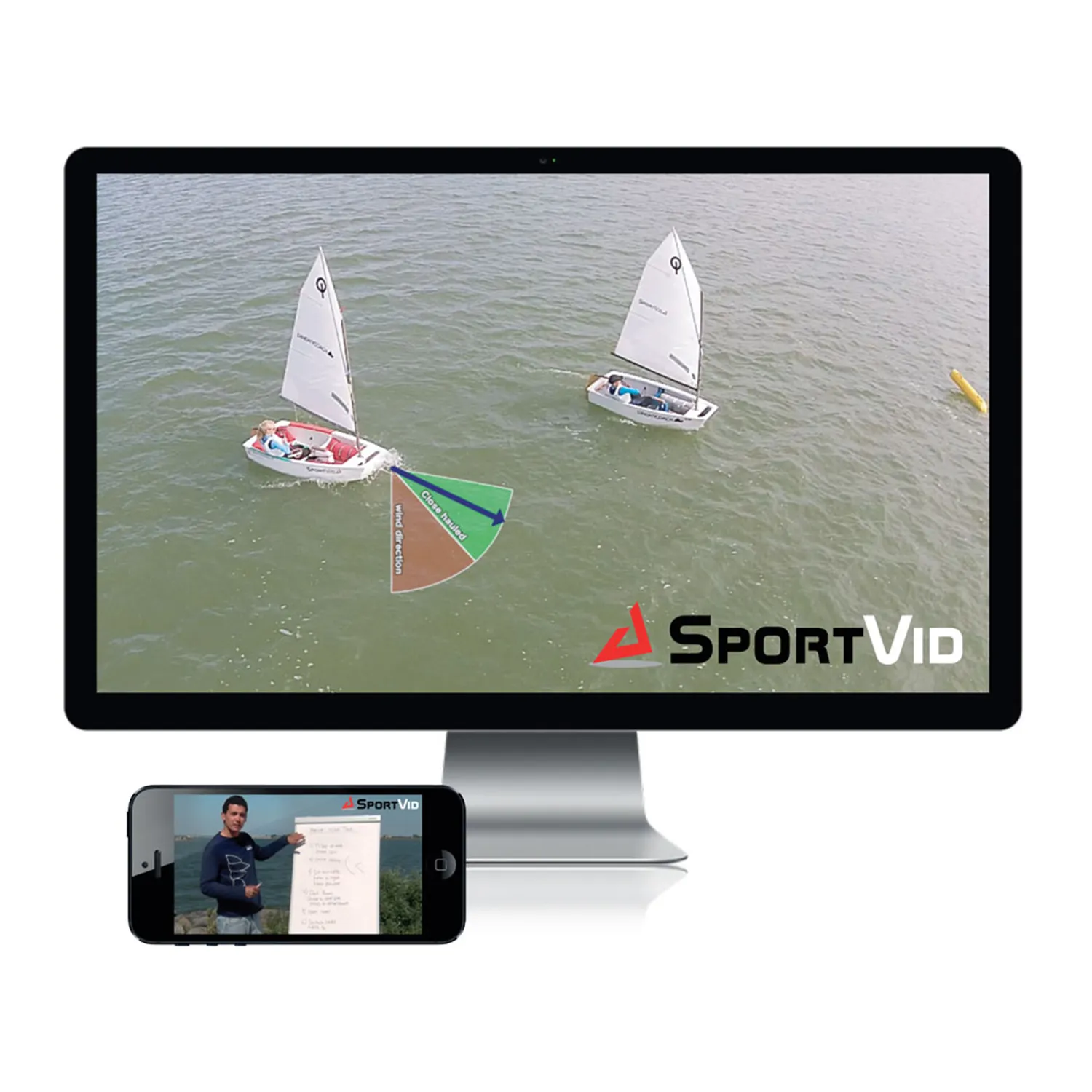 DinghyCoach EX1435 carte vidéo technique Optimist accès