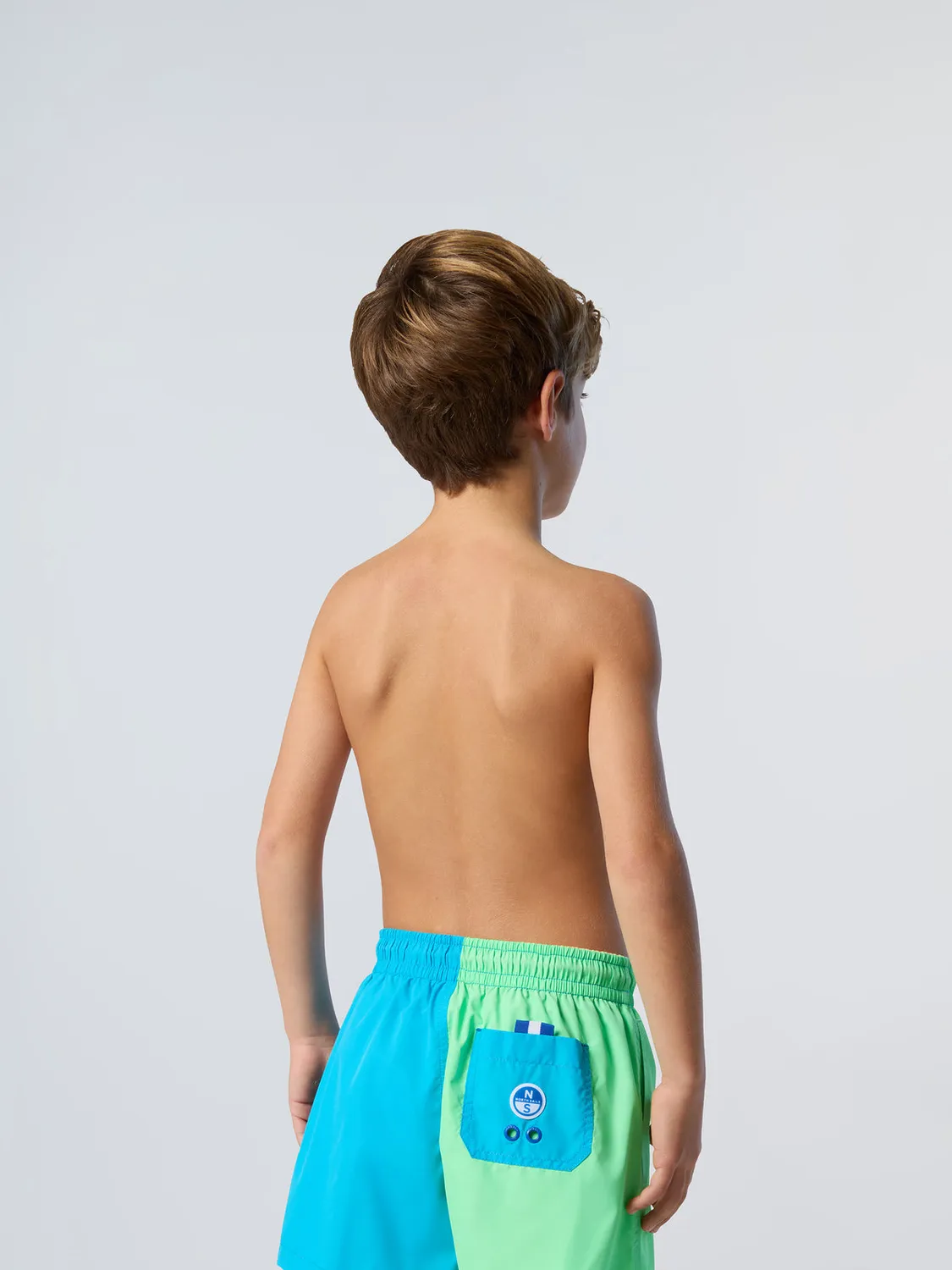 North Sails Upcycled short de bain enfant patchwork
