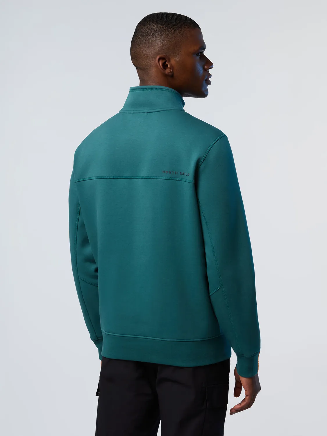 North Sails Interlock sweat demi-zip poches zippées