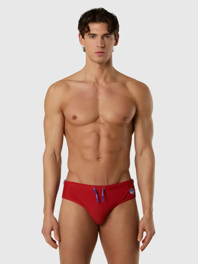 North Sails slip de bain rayures molten lava