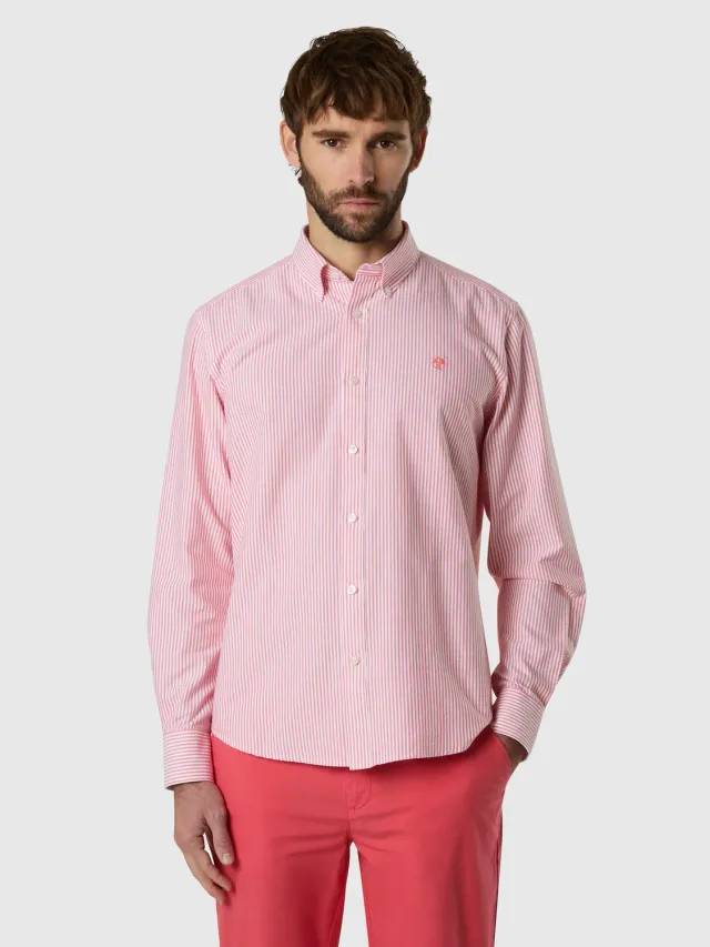 North Sails chemise Oxford rayée coton bio