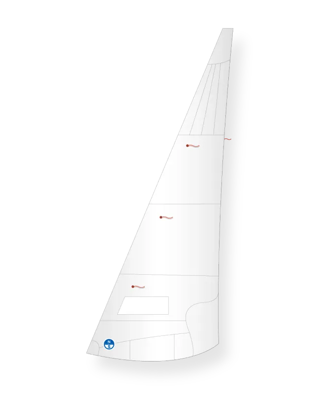 North Sails Merlin Rocket MJR-4 foc régate radial