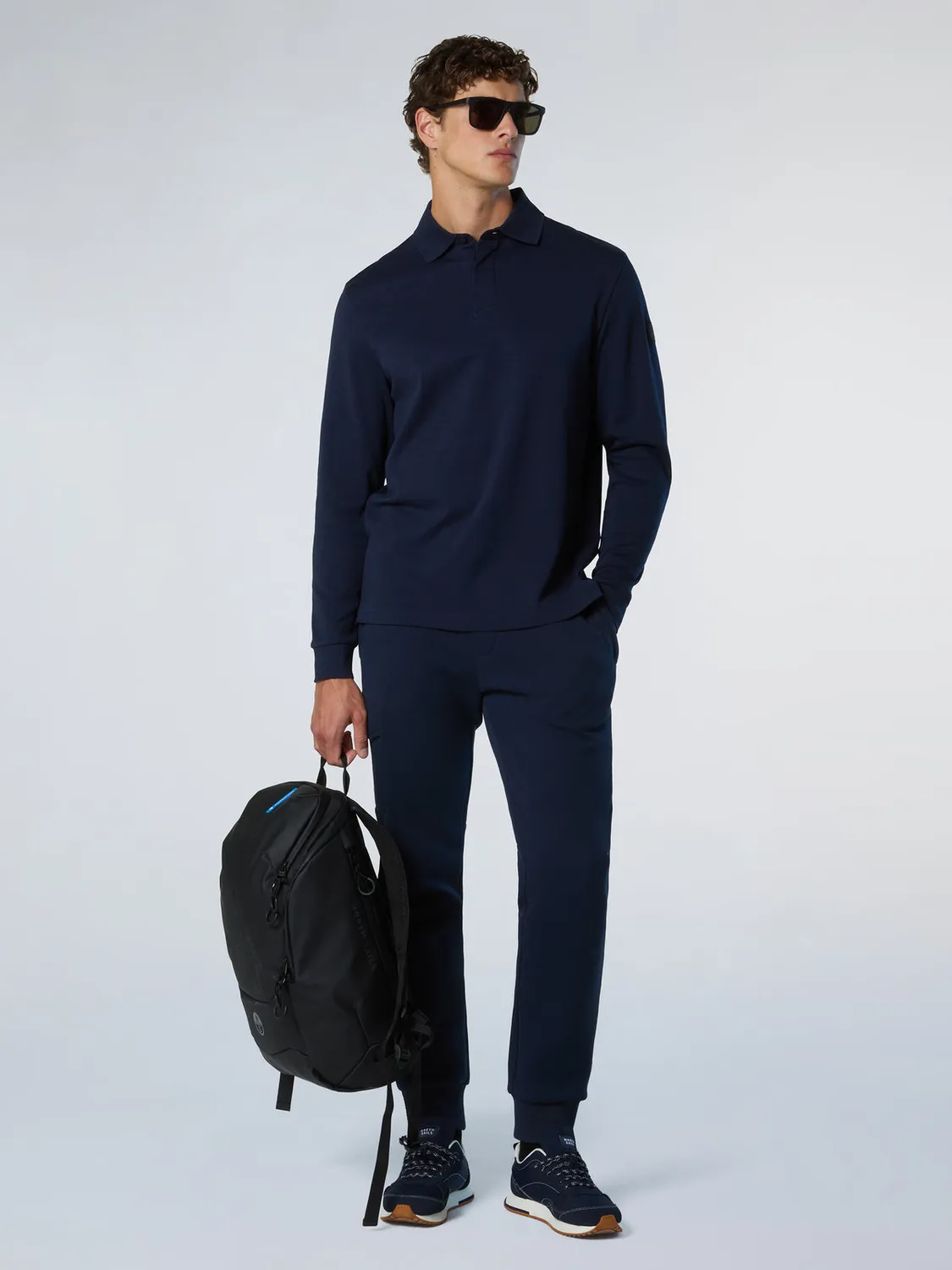 North Sails Interlock polo manches longues coton bio