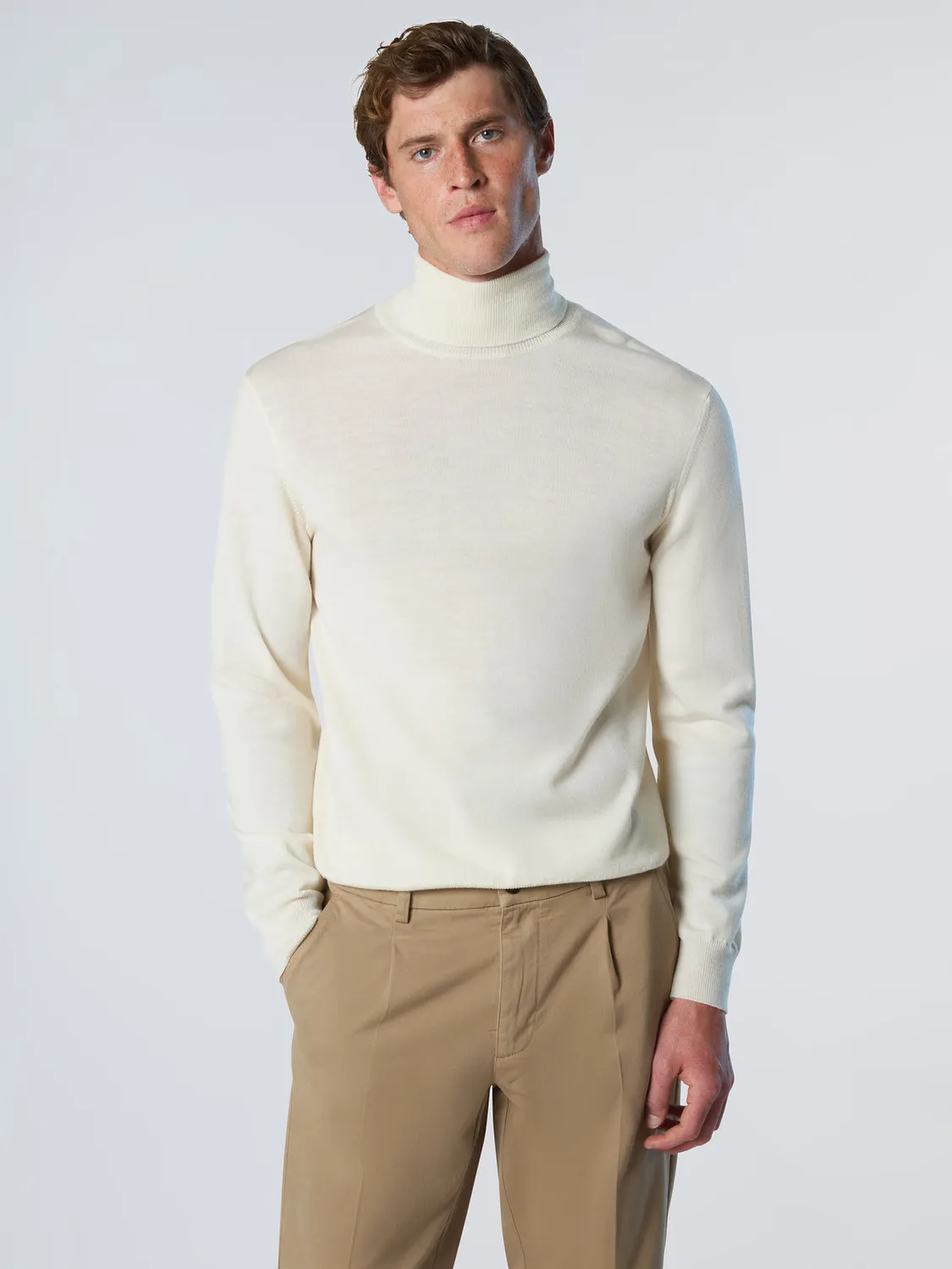North Sails pull col roulé 100% laine mérinos