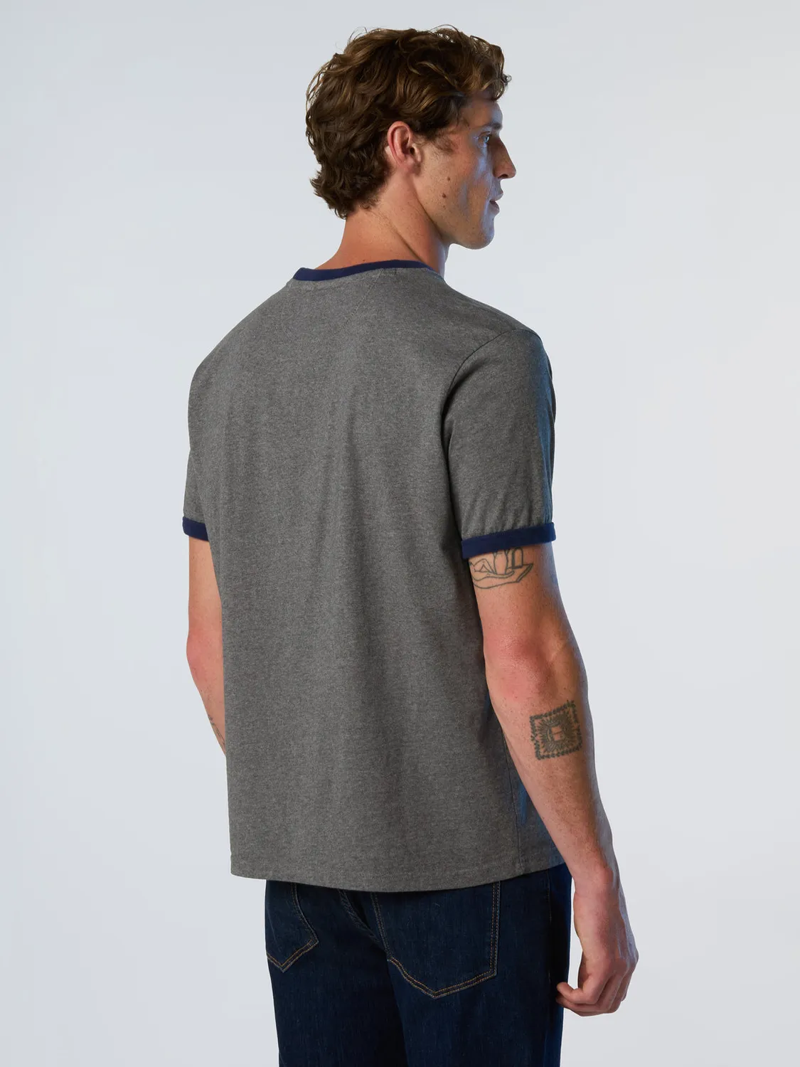 North Sails t-shirt Archive coton épais drapeau US