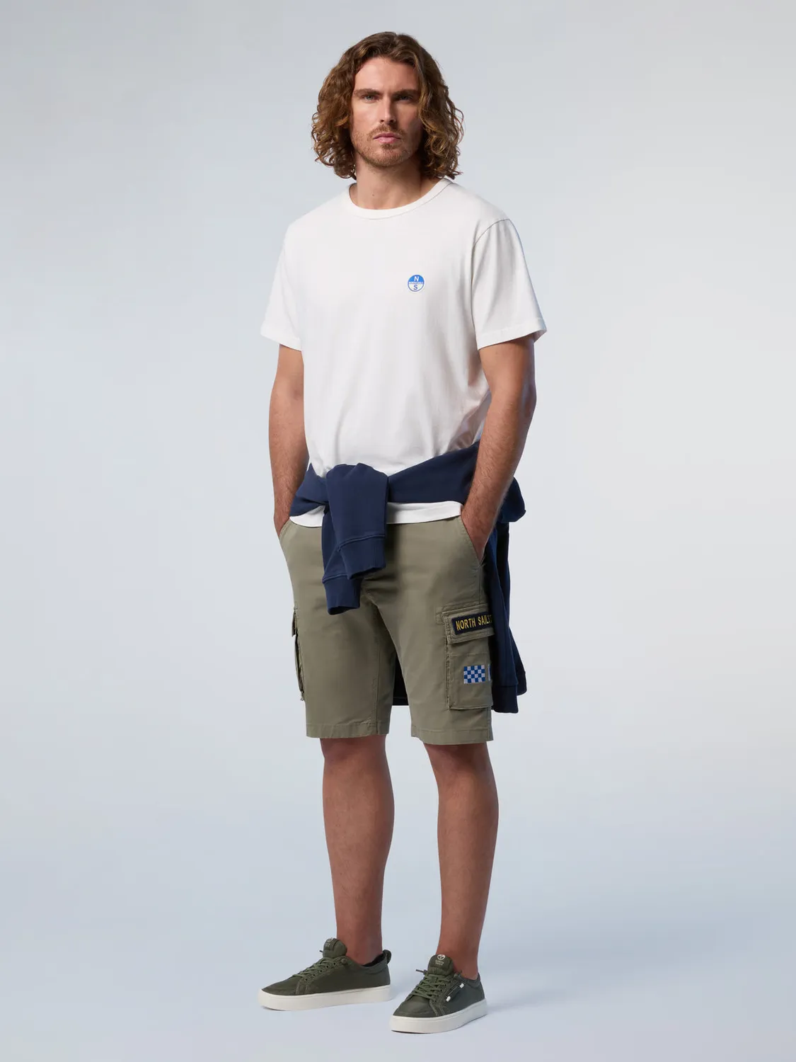 North Sails Crew bermuda cargo gabardine coton bio