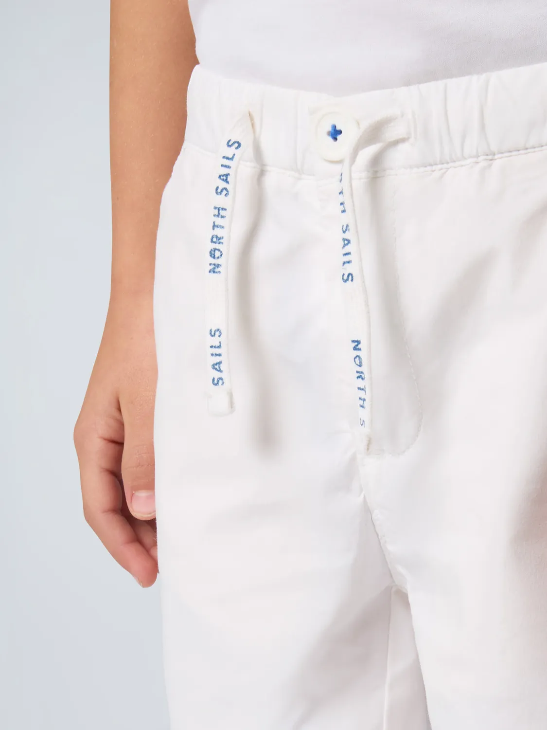 North Sails short chino enfant popeline stretch