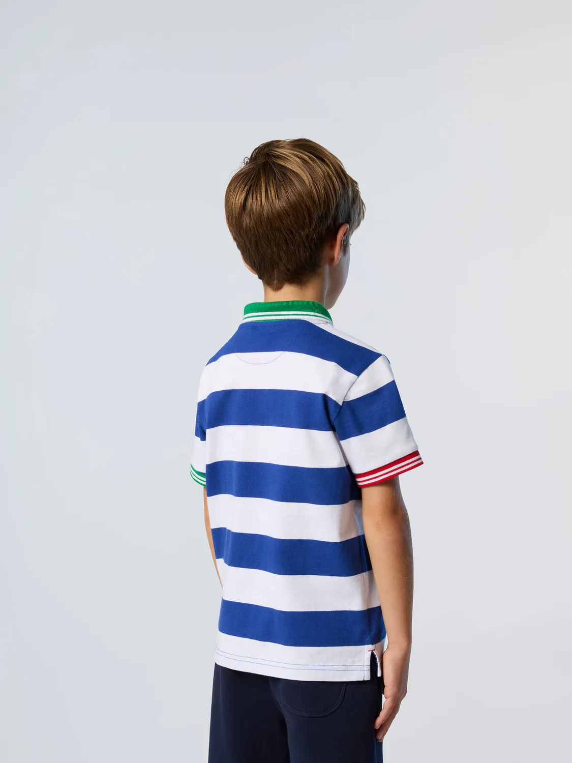 North Sails polo jersey rayé enfant coton bio