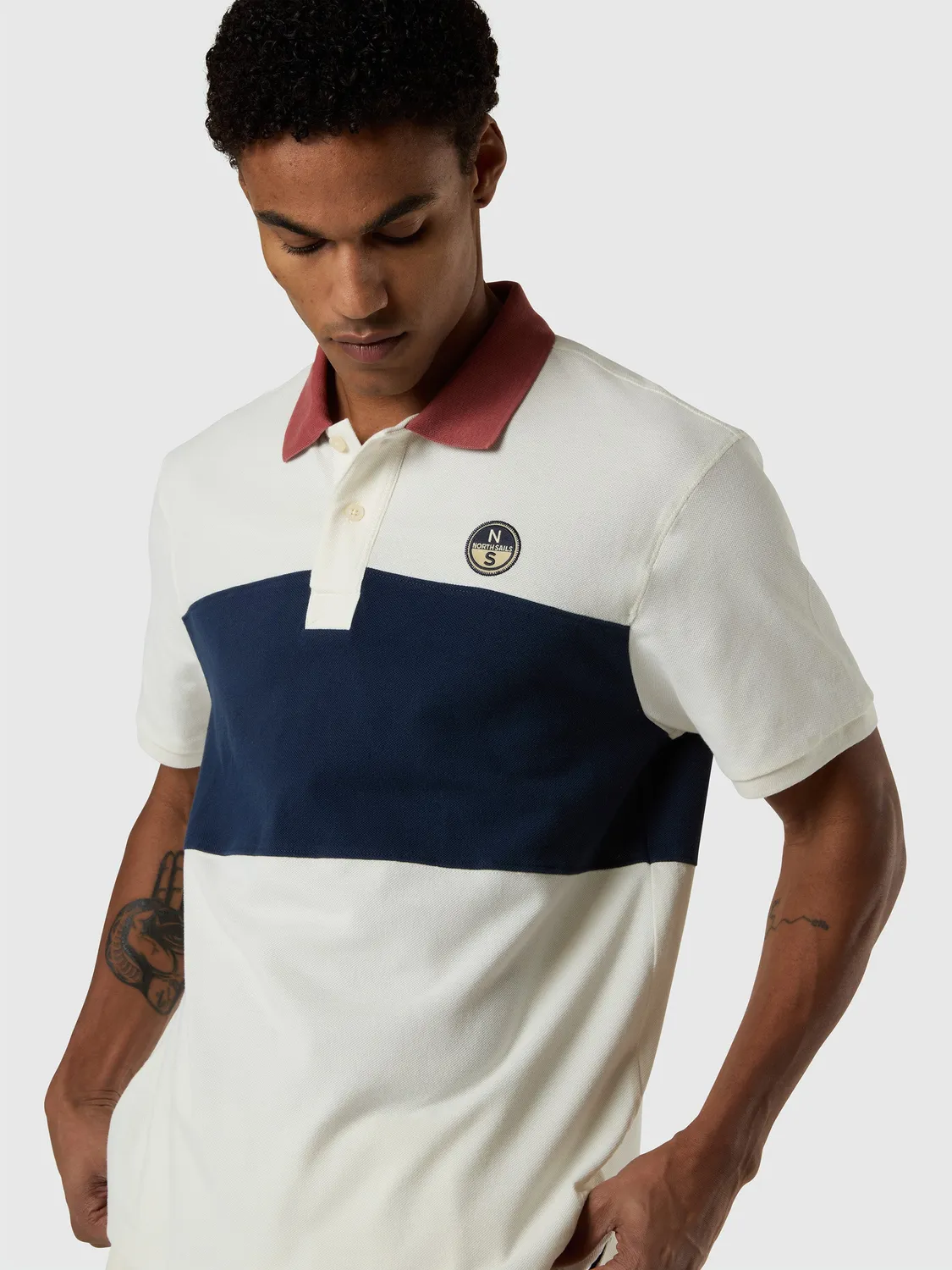 North Sails Archive polo color-block combo 1