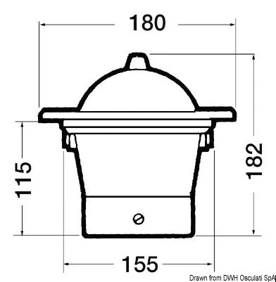 Riviera BW1/AV compas 5" 24V haute vitesse