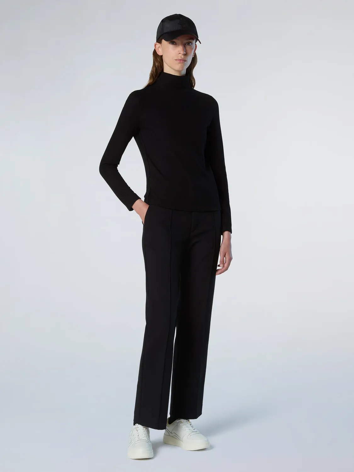 North Sails Straight-leg interlock pantalon coton stretch