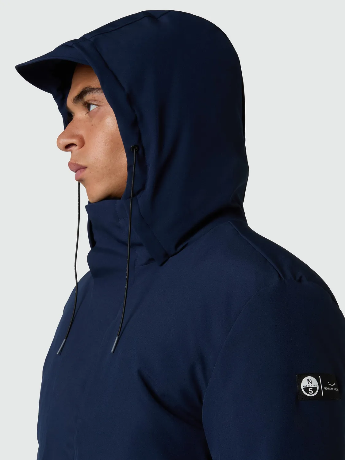 North Sails Voile Blanche Hobart 2.0 veste bleu marine