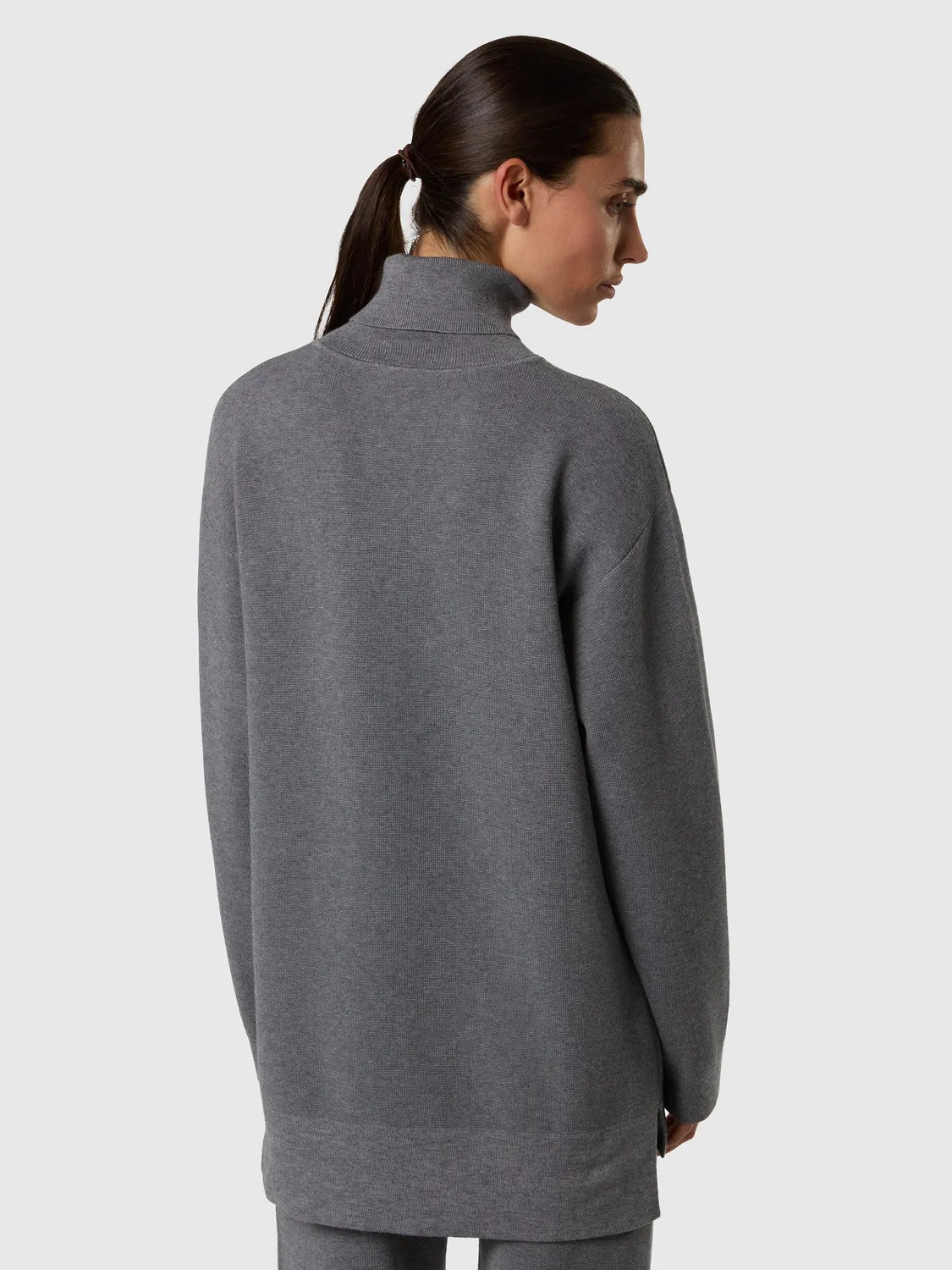 North Sails pull col roulé laine gris