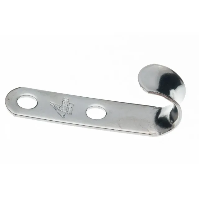RWO R3010 crochet inox plat 2 trous lot de 2
