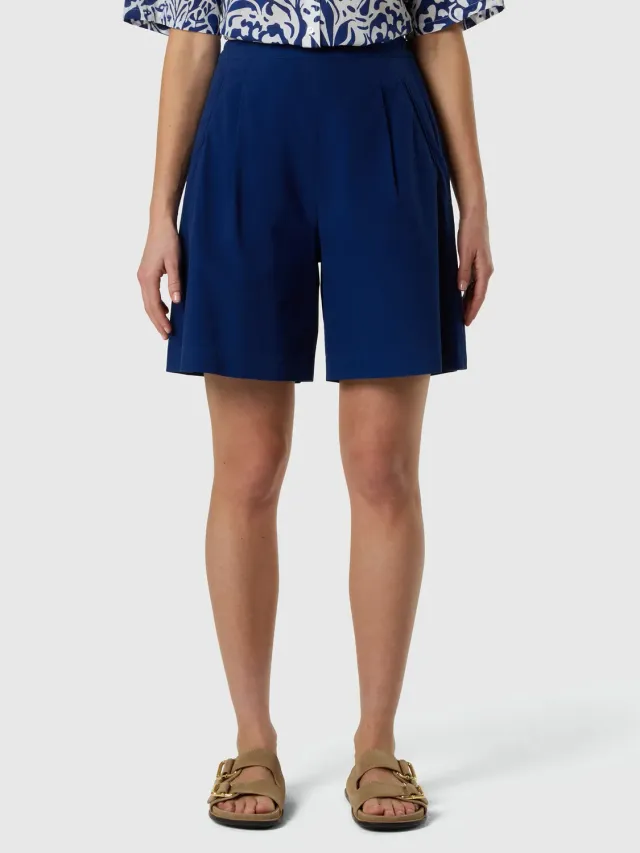 North Sails short large plissé femme bleu depths