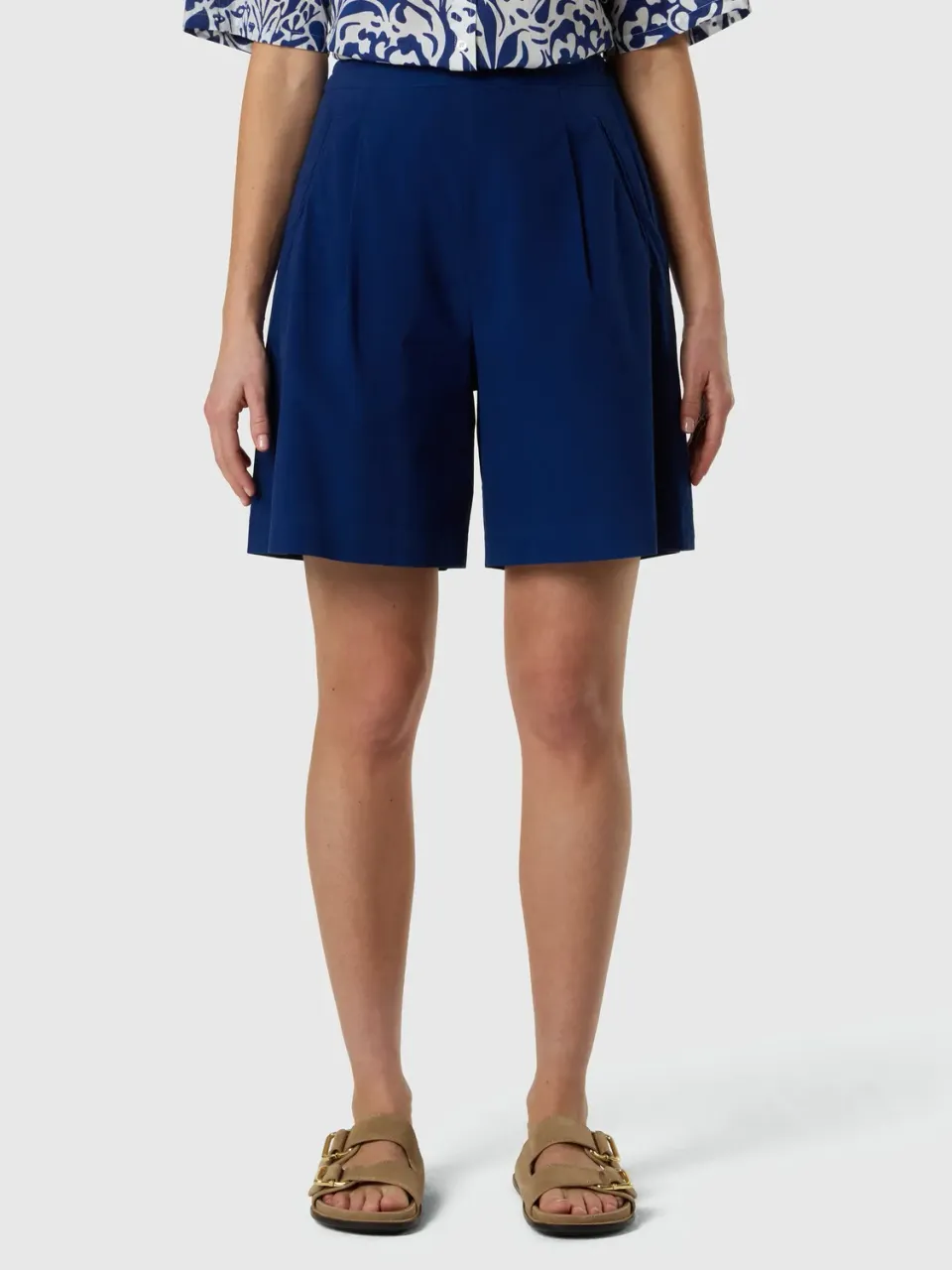 North Sails short large plissé femme bleu depths