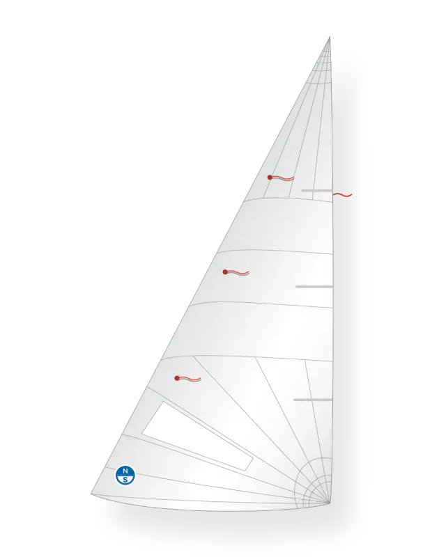 North Sails 470 S5-B4 foc régate bi-radial