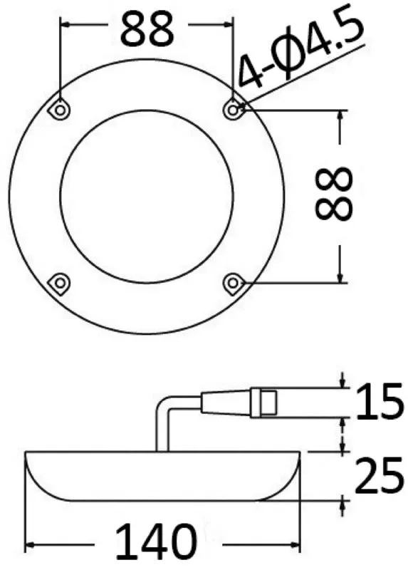 Easysea projecteur sous-marin LED RGBW 12x3W inox immergé