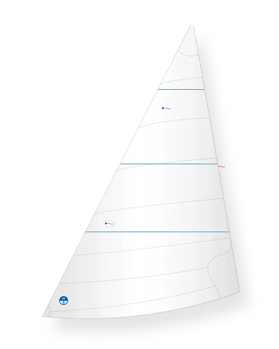 North Sails CJ-5 foc Cornish Shrimper 19 polyvalent