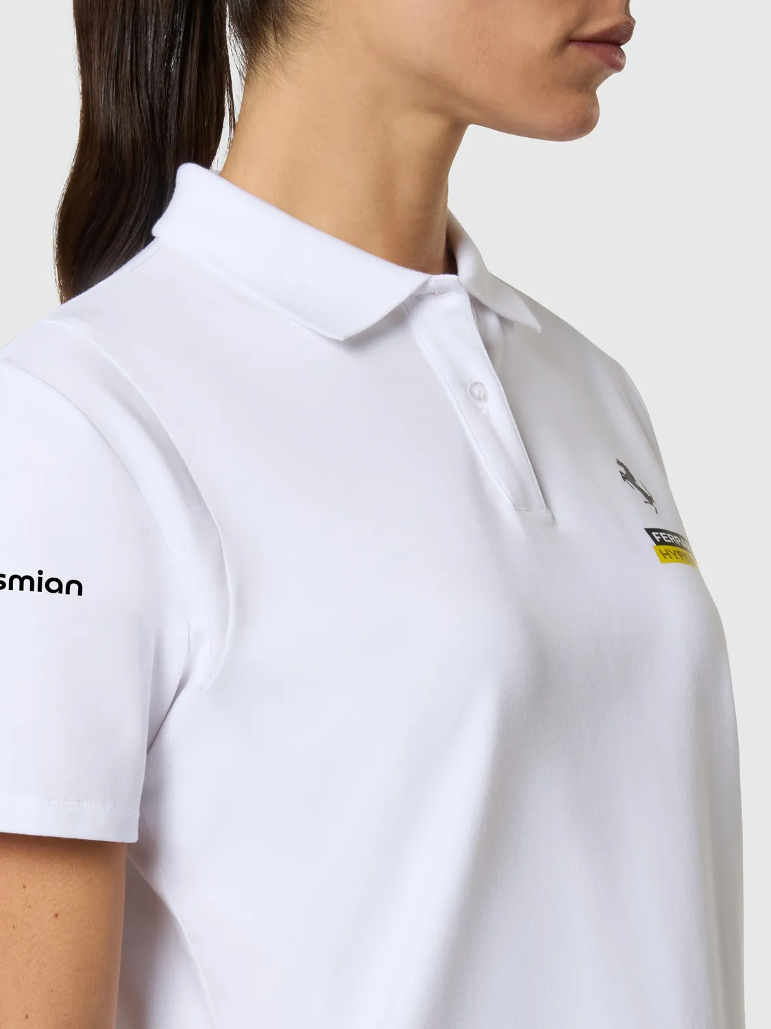 North Sails Ferrari Hypersail polo femme blanc