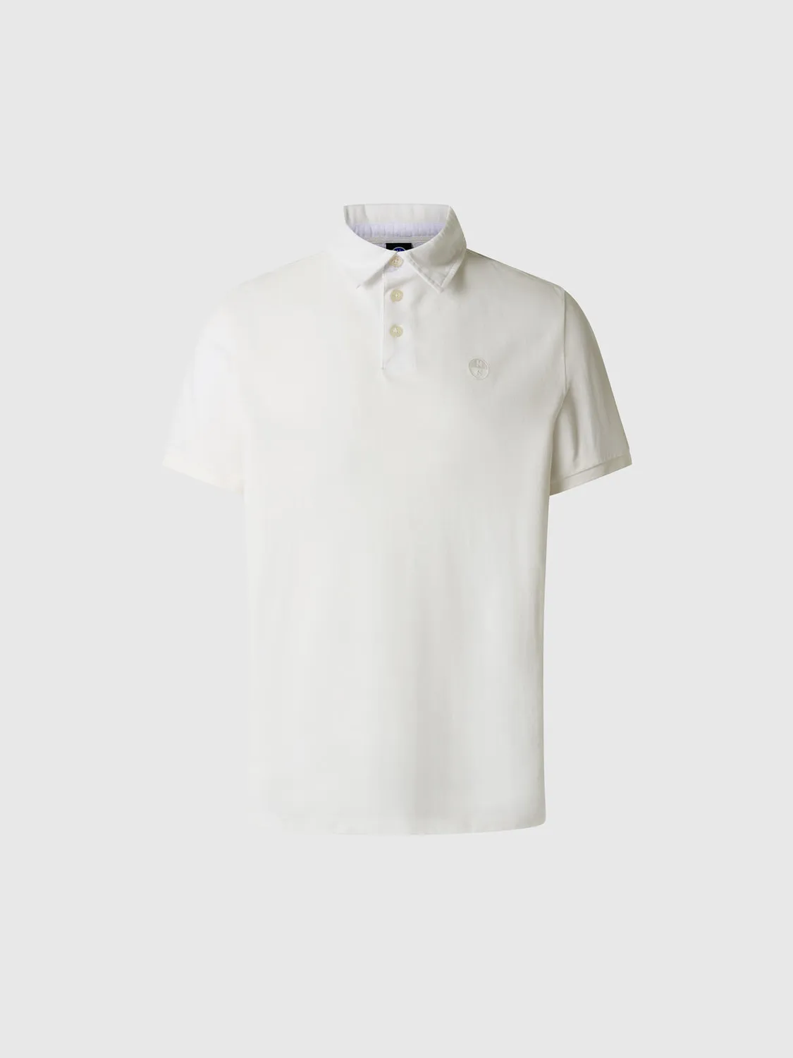 North Sails polo brodé piqué coton bio homme