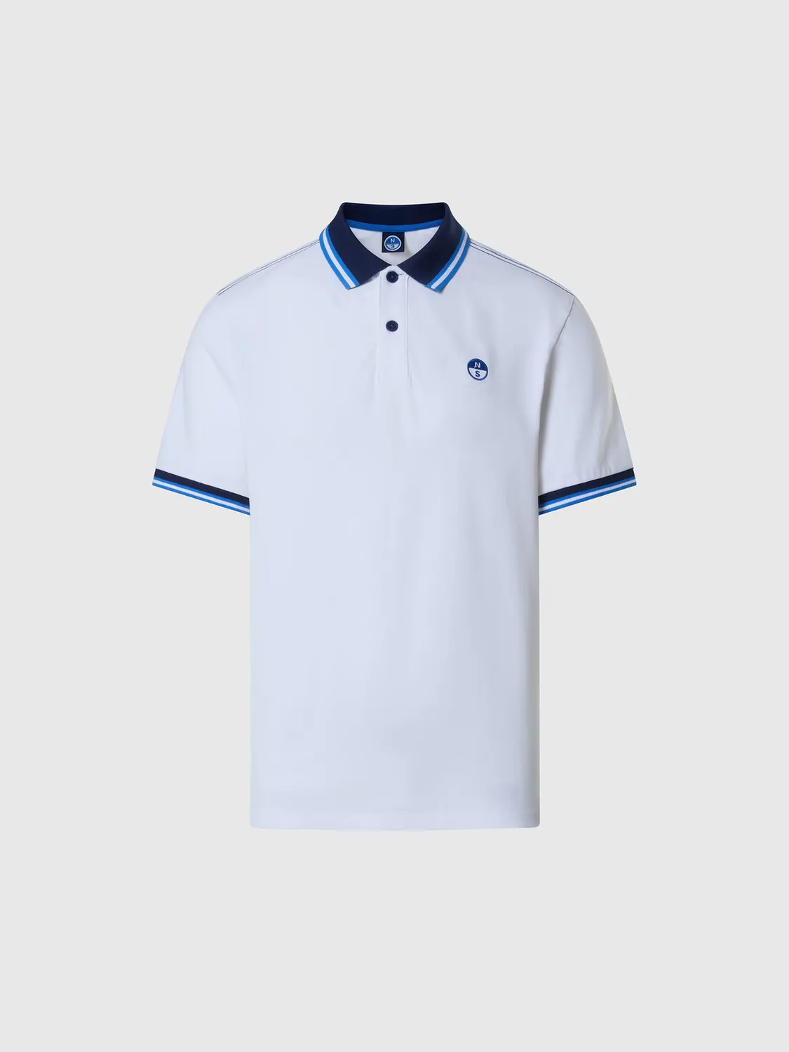 North Sails Polo à rayures coton bio homme