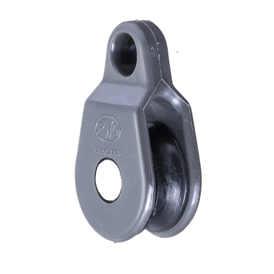 RWO R1610 poulie simple 25mm flasques nylon