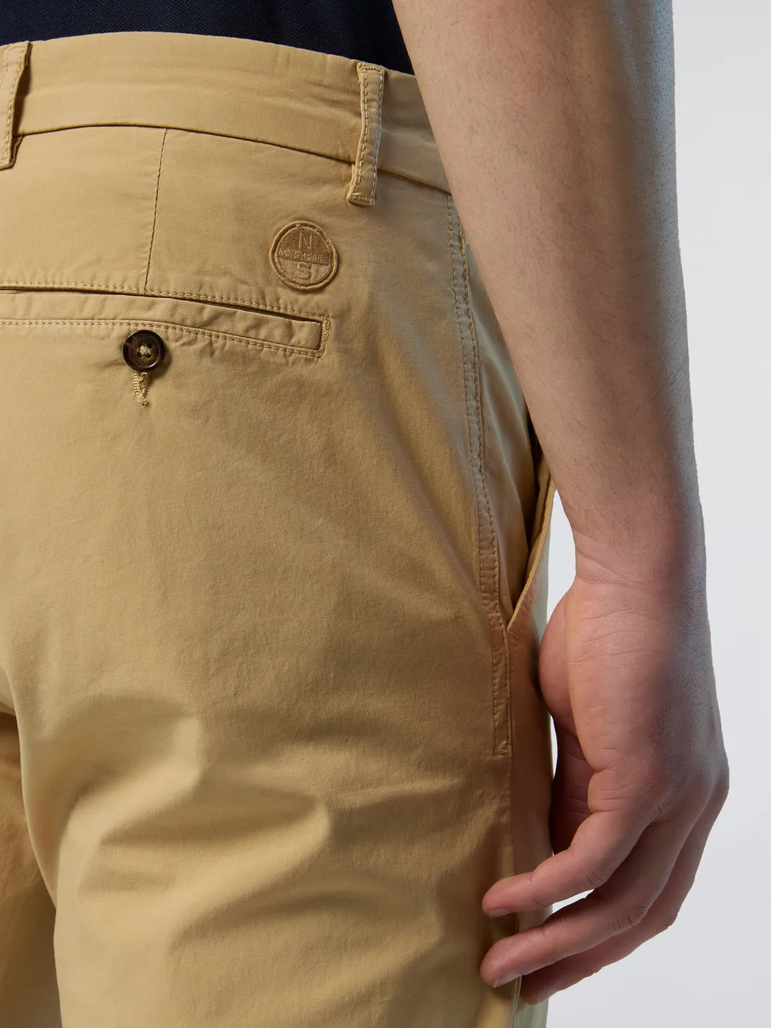 North Sails Defender chino popeline coton bio slim