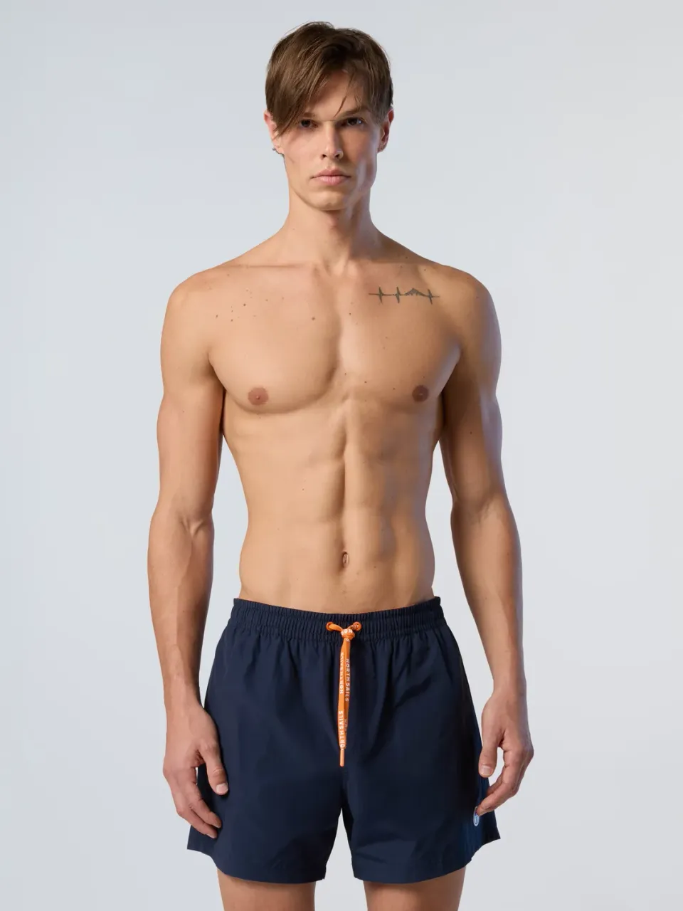 North Sails short de bain logo bleu marine