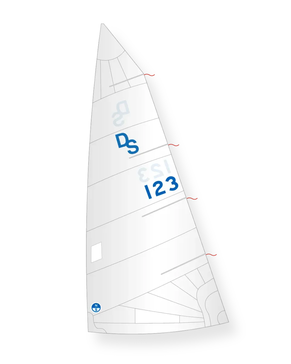 North Sails Day Sailer grand-voile 3.8oz chute ouverte