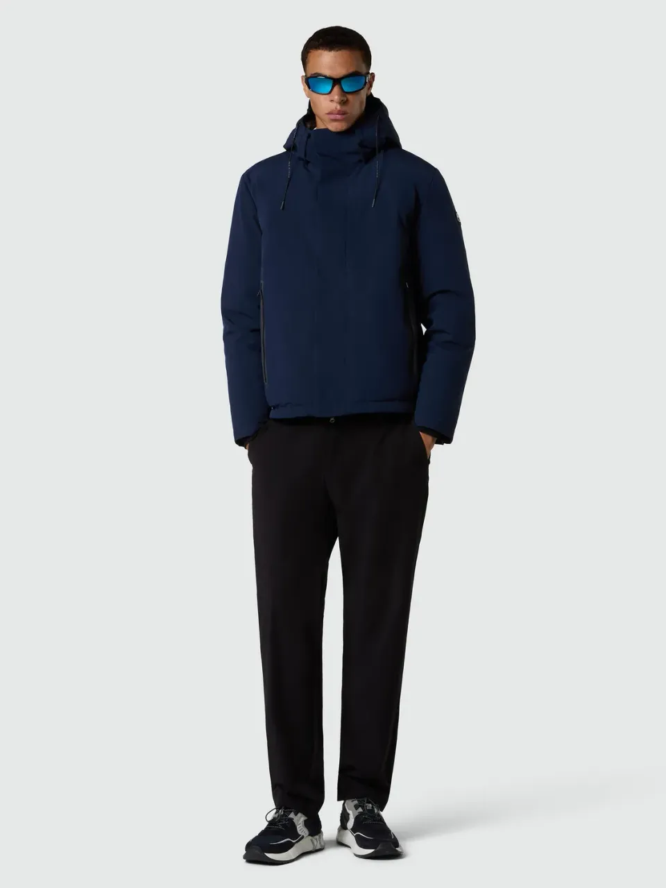 North Sails Voile Blanche Hobart 2.0 veste bleu marine