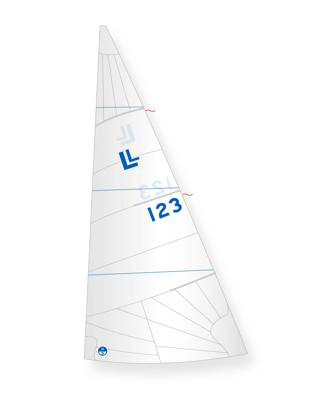 North Sails Loch Long LLM-1 grand-voile polyester