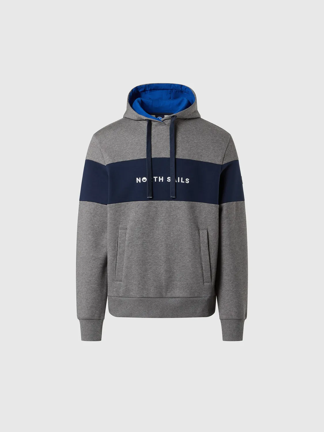 North Sails maxi stripe hoodie coton bio rayé