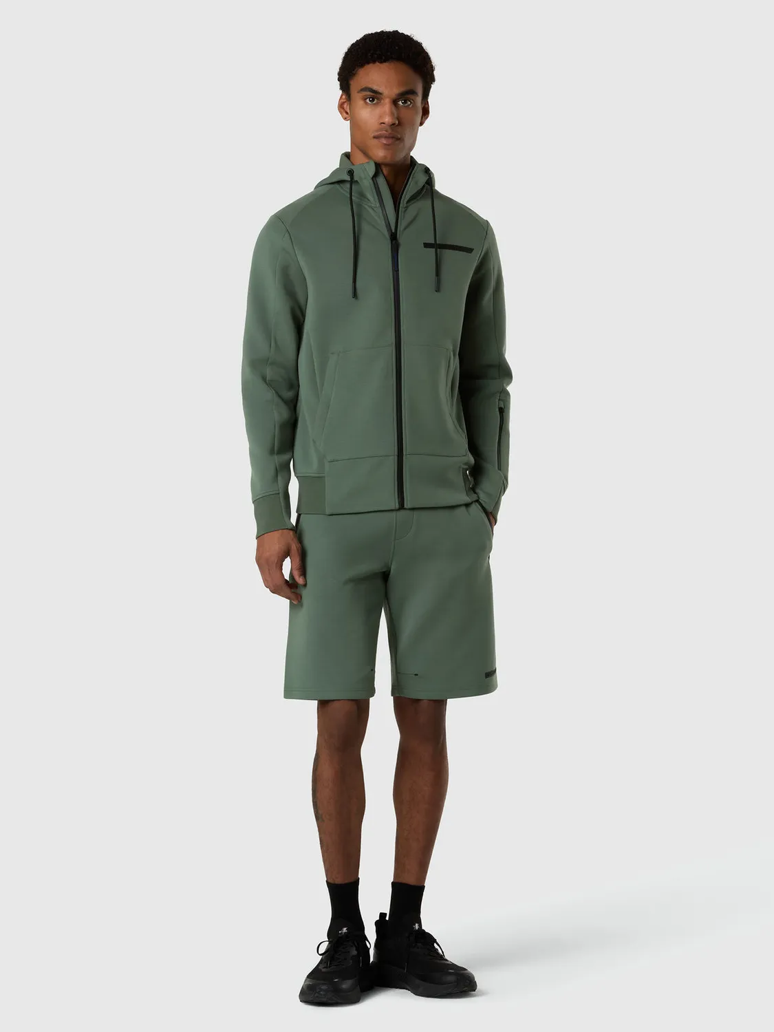 North Sails Scuba sweat à capuche zippé polaire recyclé