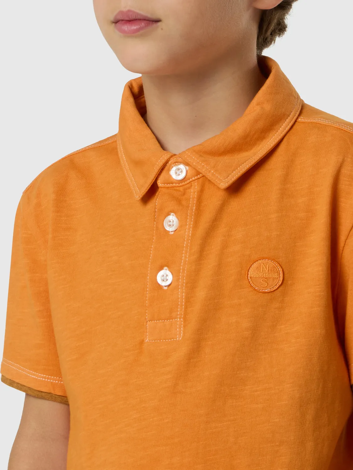 North Sails Slub polo enfant coton bio