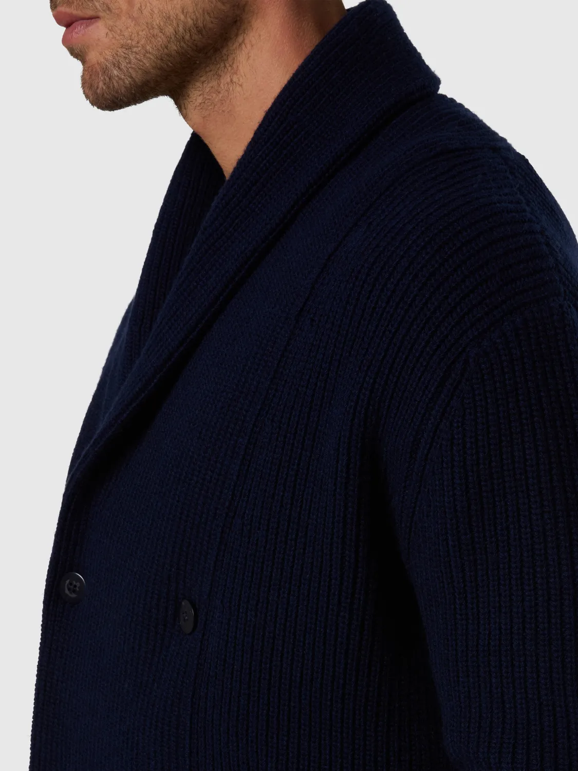 North Sails Archive cardigan croisé homme iris noir