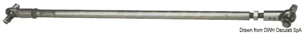 Ultraflex A92 barre accouplement 550/700 inox